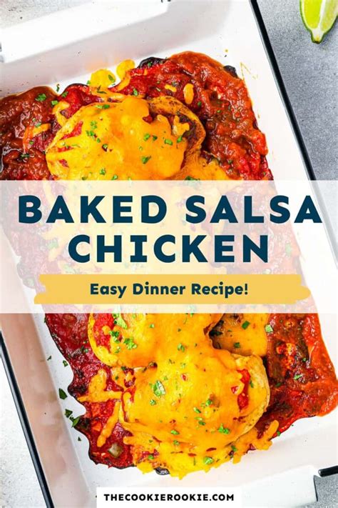 Baked Salsa Chicken Recipe The Cookie Rookie®