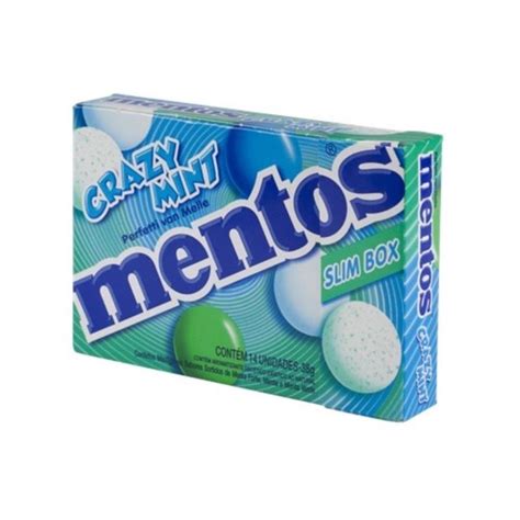 Bala Mentos Slim Box Sabor Crazy Mint 32 1g ORIGINAL Shopee Brasil