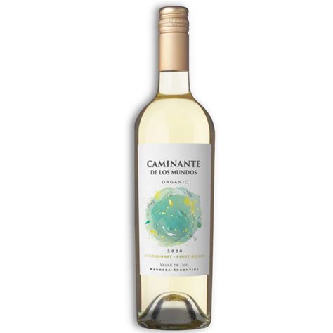 Caminante De Los Mundos Organic Chardonnay Pinot Grigio Ml Borrachines