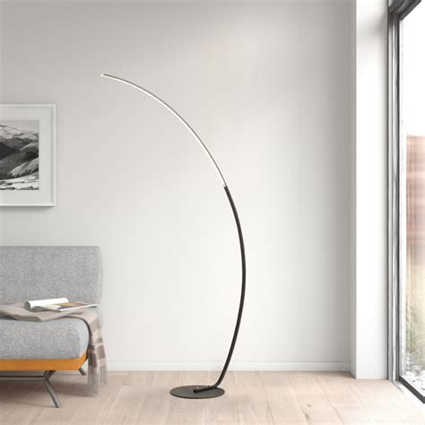 Lampada Led Da Terra Piantana Soggiorno Design Ad Arco Minimal Moderno