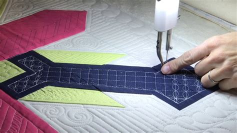 Free Motion Quilting With Rulers Youtube