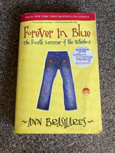 Forever In Blue The Fourth Summer Of The Sisterhood By Ann Brashares