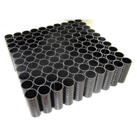 Anti Ultraviolet Radiation Carbon Fiber Tube Roll Wrapped High Strength