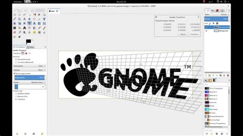 Gimp Handle Transform Tool Youtube