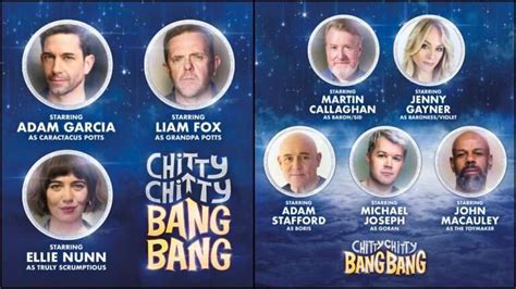 Chitty Chitty Bang Bang Uk Tour Full Cast Announced To Join Adam