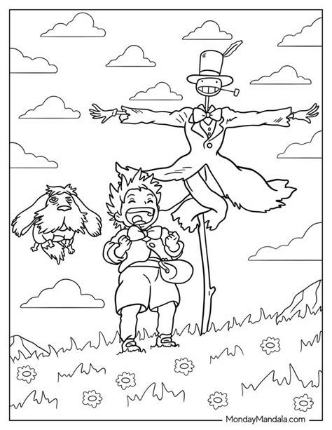 Studio Ghibli Coloring Pages Free Pdf Printables Coloring Book