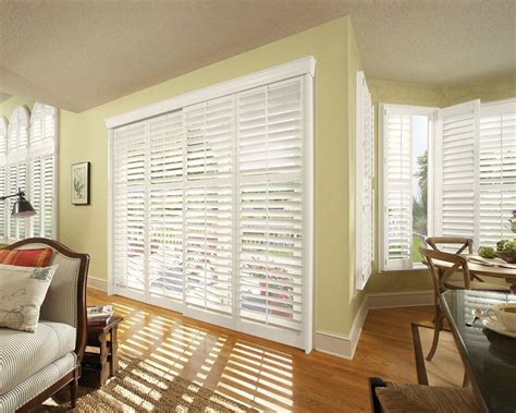 Horizontal Shades For Sliding Glass Doors Window Treatments Design Ideas