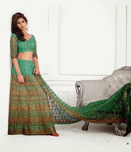 Schiffli Embroidered Lehenga Latest Bridal A Line And Fish