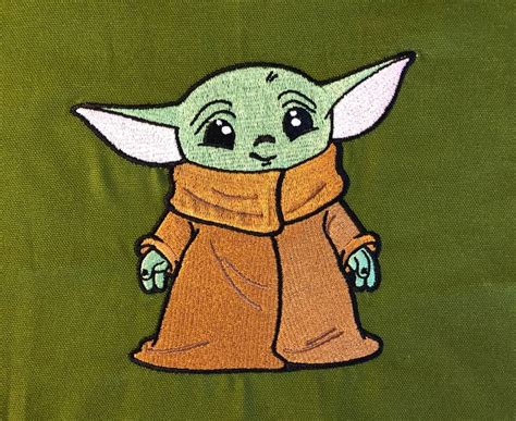 Baby Yoda Machine Embroidery Designs Sablebrushesforoilpainting