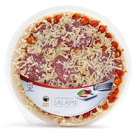 ROKSH Schnelle Küche CUCINE NOBILE Steinofenpizza Salame 430g