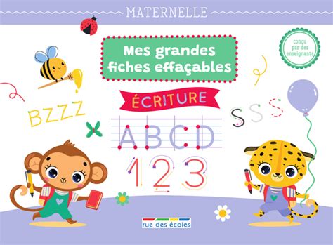 Mes Grandes Fiches D Entra Nement Effa Ables Criture Maternelle