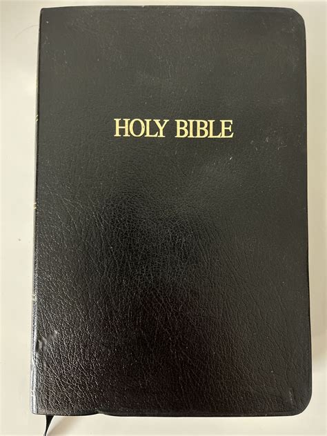 Broadman Holman Special Reference Bible Kjv Black Bond Leather Rare