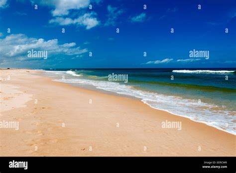 Empty beach, Saint Louis, Senegal Stock Photo - Alamy