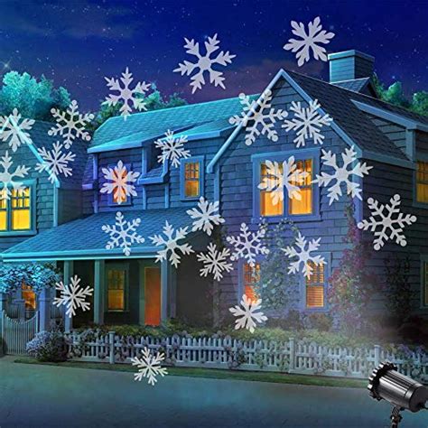 Koxuiuf New Christmas Projector Lights Outdoor Waterproof