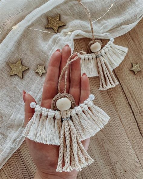 MAKRAMEE HANDMADE BOHO on Instagram Kleine Engel Anhänger