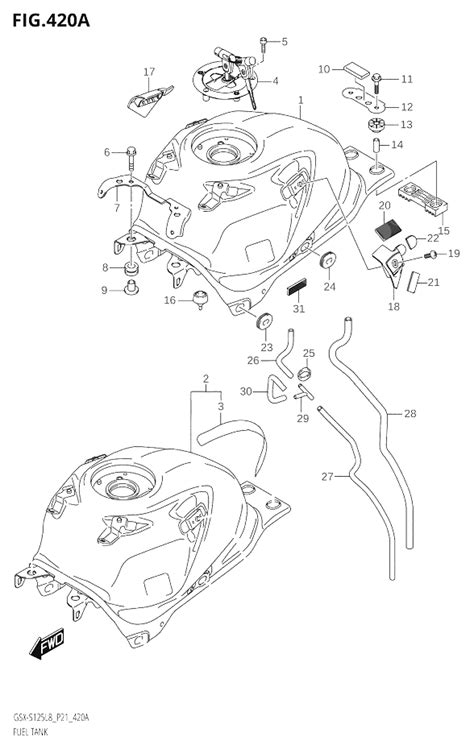 Reservoir Dessence Pour Gsx S Gsx S Mlx L Esprit Suzuki