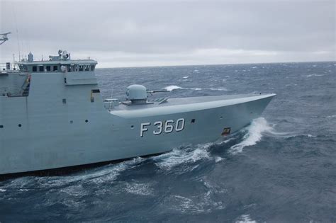 Danish Navy Ocean Patrol Vessel Hdms Thetis On Her Way Home Just
