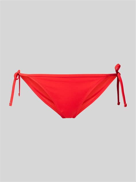 PUMA Bikini Hose mit seitlicher Schnürung rot online kaufen