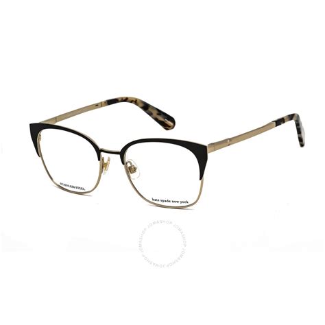 Kate Spade Ladies Black Rectangular Eyeglass Frames Kalie08070051 716736181813 Eyeglasses