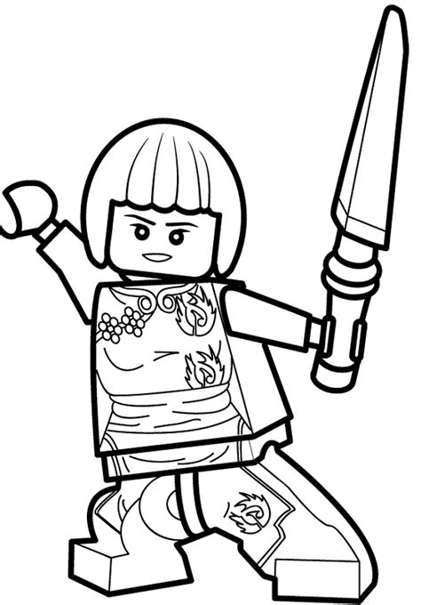 Coloriage et dessin de Ninjago à imprimer