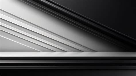 Premium AI Image | 3D abstract black white wallpaper