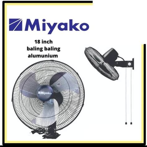 Jual Miyako Kipas Angin Wallfan Miyako Kdb Inch Baling Besi