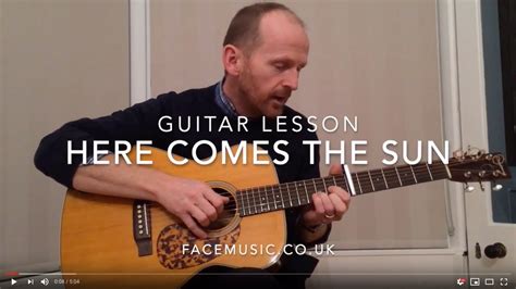 Here Comes The Sun Beatles Guitar Lesson YouTube