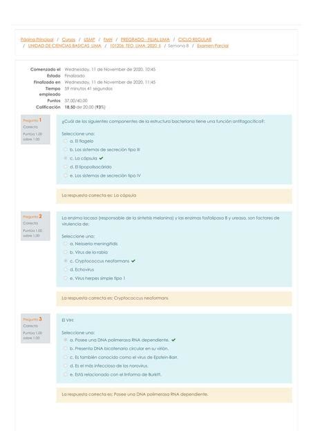 Microbiolog A Examen Parcial Revisi N Celeste Rodr Guez Udocz