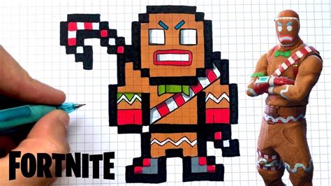 How To Draw Merry Marauder Skin Fortnite Pixel Art Youtube