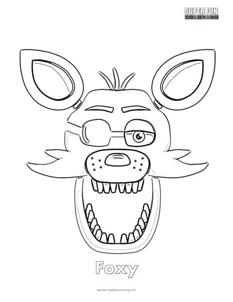 Nightmare Foxy Coloring Pages at GetColorings.com | Free printable colorings pages to print and ...