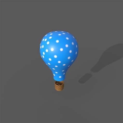 Decor Hot Air Baloon 3D Model In Other 3DExport