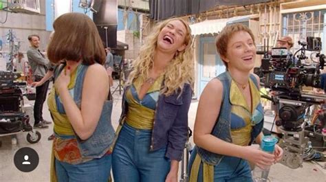 The Blue Denim Jacket Worn By Young Donna Lily James In Mamma Mia 2