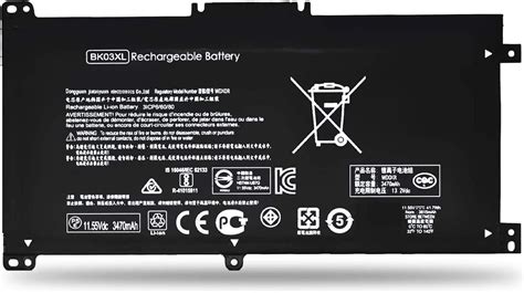 Amazon Emaks BK03XL Battery For HP Pavilion X360 14 BA000 14M