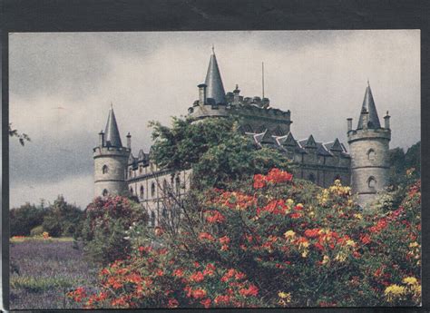Scotland Postcard Inveraray Castle Home Of The Duke Of Argyll Rr5468