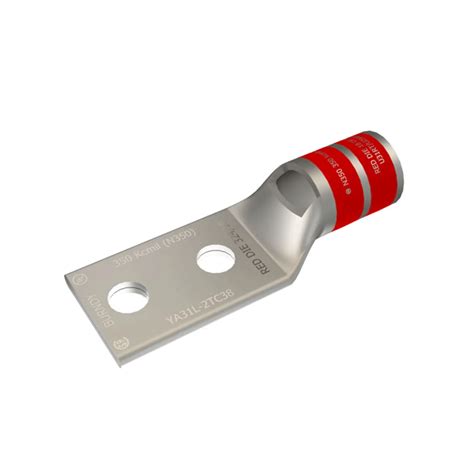 burndy  kcmil lug  hole  stud  spacing window launch
