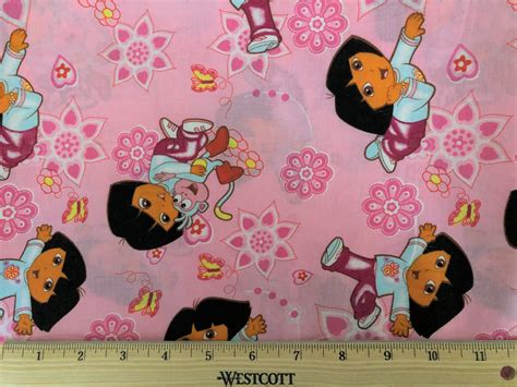 Dora the Explorer Cotton Fabric/quilting/sewing/disney for | Etsy ...