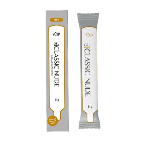 Refil Sache Gel Classic Nude Bisnaga Volia G Shopee Brasil