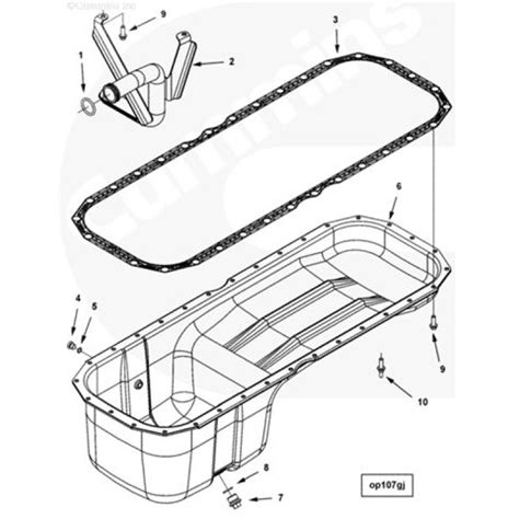 Cummins Isx Oil Pan Gaskett