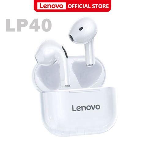 Lenovo Lp40 Pro Lp40 True Wireless Earphone Bluetooth 50 Low Latency Tws Hd Music With