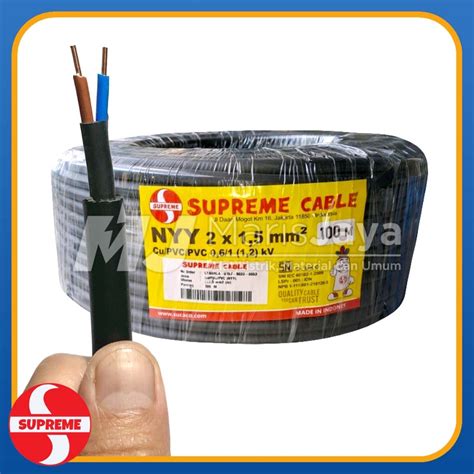 Jual Kabel Listrik Supreme Nyy X X Mm Per Meter Shopee