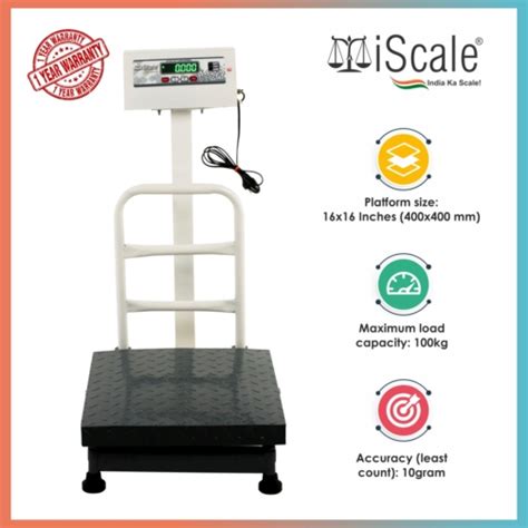 IScale I 01 Weight Capacity 30kg X 1g Electronic Weighing Machine