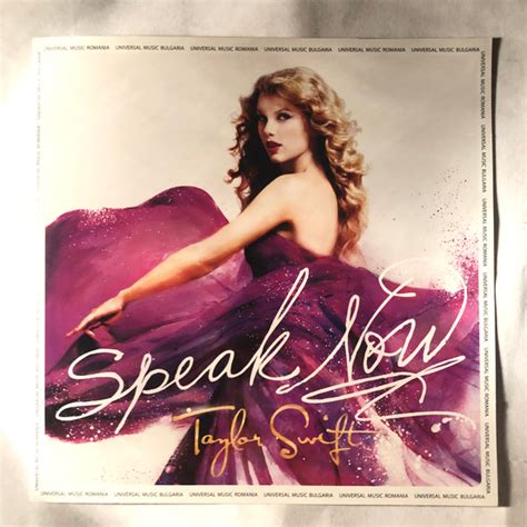 Taylor Swift Speak Now 2010 Cd Discogs