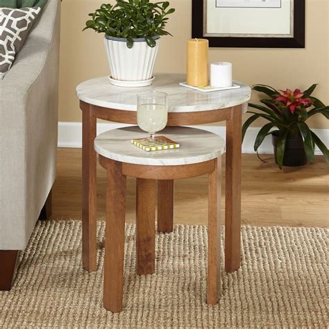 Simple Living Edina Nesting Tables Set Of Two Accent Furniture