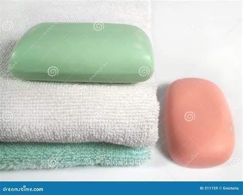 Bathing Items Stock Image Image Of Bathroom Clean Towels 311159