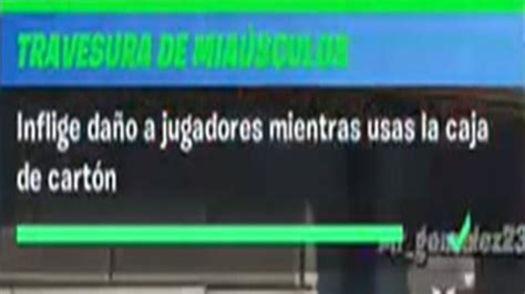 Inflige Da O A Jugadores Mientras Usas La Caja De Cart N Fortnite