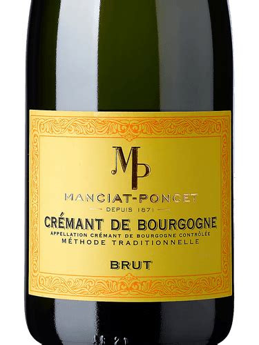 Manciat Poncet Crémant de Bourgogne Brut Vivino