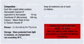 Atorzux F Tablet 10 Uses Side Effects Price And Substitutes