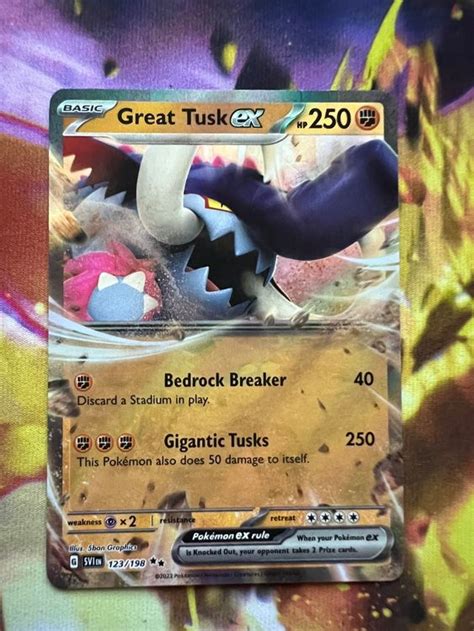 Pokemon Scarlet Violet Great Tusk Ex En Kaufen Auf Ricardo