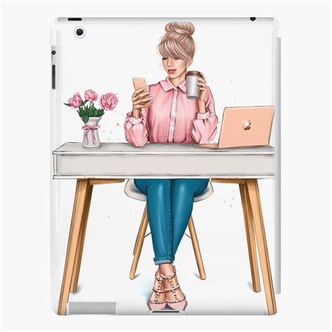 Funda Y Vinilo Para Ipad Ilustraci N De Chanel Moda Chica Belleza