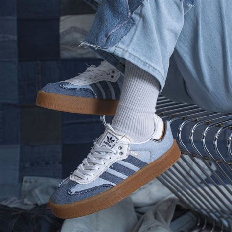 Atmos X Adidas Originals Sambae アトモス X アディダス オリジナルス Sambae Stacked Denim Ii0001 スニーカーラボ